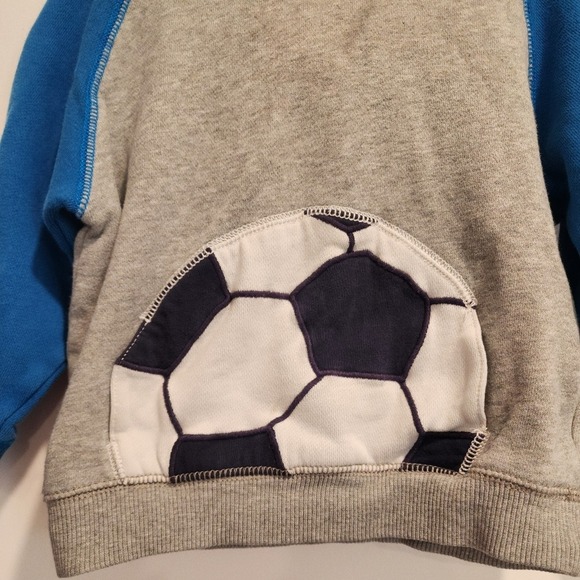 Kid's 2T Gymboree Soccer Ball Hoodie Sweatshirt Gray Blue Graphic Pullover
FIFA - Picture 9 of 16